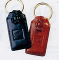 Leather Key Chain w/ Heady Duty Brass Split Ring